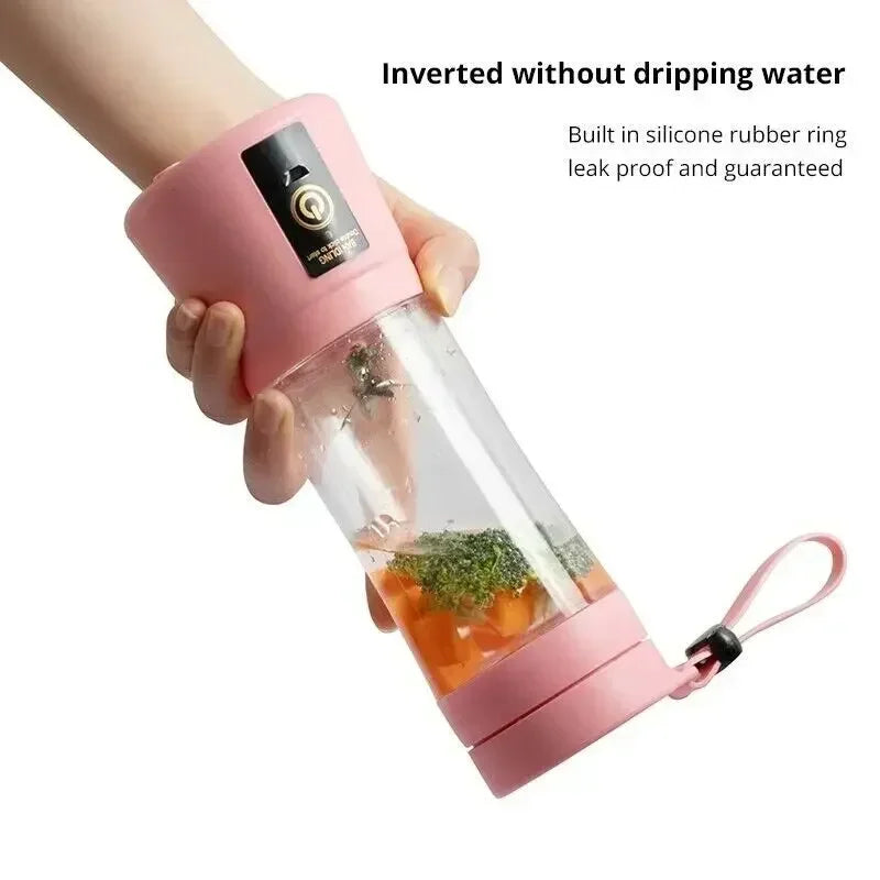 Portable Mini Electric Juicer USB Charging Smoothie Milkshake Maker Automatic Fresh Squeezer Lemon Kitchen Blender Fruit Cup